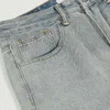 2021 Стильные мужские прямые джинсы с буквенным принтом в стиле ретро, потертые винтажные женские джинсовые брюки в стиле хип-хоп, Pantn Homme T220803