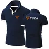 Polos da uomo Tikka di Sako Finlandia Firearms Logo 2022 camicie estive maschili a maniche corte traspirabili a manica corta
