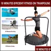 40 tums MINI Exercise Trampoline USA lager för ADTS eller Barn Inomhus Fitness Rebounder med Säkerhetsplatta | Max. Ladda 300 kg Drop Leverans 2021 T