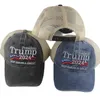 Party hattar broderade 2024 US President Val Baseball Cap Justerbar Strapback Förvara Amerika Great Hat Trump Samma stil RRE13683