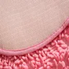 카펫 바닥 매트 안티 슬립 단색 하트 모양의 카펫 풋 클로스 욕실 거실 룸카펫을위한 장식 도구