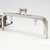 Tasonderdelen accessoires 15,5 cm 6,5 cm met 16 mm grote bal zilveren kleur portemonnee frame handgreep hanger metalen oembag