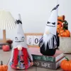 Fournitures de fête Halloween Gnomes Décorations Fantôme en peluche Fait à la main Scandinave Suédois Tomte Ornement pour la maison XBJK2208