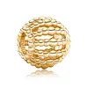 Novo popular 925 prata esterlina ouro sorte gato abelha abacaxi contas diy adequado para pandora europeu charme pulseira senhoras jóias acessórios de moda fazendo