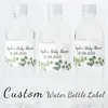 24 -stcs Gepersonaliseerde aangepaste waterdrank bierflesstickers gebruikt voor bruiloft Bathing Baptism Birthday Anniversary 220613