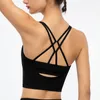 Sportbeha yoga outfits bodybuilding allemaal Vest match casual gym push-up bh's hoge crop tops indoor T-shirts outdoor workout clot1949284