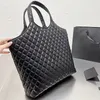 Gaby Tote Shopping Bag Quilted Handbag Genuine Leather Rhombic Pattern Fashion Letters Interior Zip Pocket High Quality Large Capacity Handbags Gold Hardware