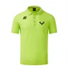 Rafael Nadal.Andy Murray Heren Merk Co-branded Poloshirt Mode Mesh Revers Sport Korte Mouw Top T-shirt 220623