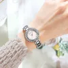 pièce Lei Xuan Five Watch Watch's Women's Live Quartz Watchs Fashion Trend Diamond Set Womens Wrists3475559