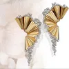 Godki Trendy Luxus 2pc Halskette Ohrring -Sets Schmuck Set für Frauen Hochzeitsfeier Voller Zirkon Dubai Brautschmuck Sets 2207209162062