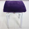 Coussin/oreiller décoratif épaissir fausse laine antidérapant chaise de salle à manger étudiant tabouret rond futon bureau canapé siège coussin décoratif pour voiture à la maison