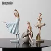 Tangchao Nordic Style Ballet Girl Statue Creative Home decorazioni per la casa Figurine per decorazione della camera Gidonetta 220329