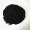 Indian Human Virgin Hair Ersatz Voll pu handgebundene männliche Perücken 8mm Welle für schwarze Mann in Amerika schnelle Express Lieferung
