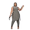 Лето XL-5XL Print Plus Plus Size Tracksuits для женщин безрегулярных топоров кроссовки и повседневные штаны Свободные две части PH13268