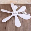 Gadgets Leaves 5V USB Ceiling Fan Air Cooler Powered Hanging 16.5 Inch Tent Hanger Fans For Camping Outdoor Dormitory Home BedUSB