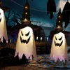 Strängar halloween dekoration hängande lykta led blinkande ljus för heminredning Ghost Festival klä upp glödande trollkarl