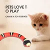 Cat Toys Smart Sensing Eletronic Snake Interactive For Cats Teasering Play USB Charging Kitten Dogs PetCatCat