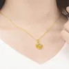 Collier pendentif coeur classique avec amour colliers en zircone cubique pour femmes bijoux chaînes en or colliers