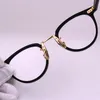 Frame da uomo da uomo Brand Glasses occhiali quadrati vetri ottici in tela di miopia nera 8433140
