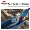 Naturehike UltraLight 1/2 человека качающиеся гамак портативный 600 г Anti Rollover Outdoor Forest Hammock 200 кг веса H220419