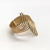 Charm Kreatives, originelles Nischendesign, Eisenfaden, Federarmband, Goldmuster