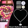 Feestdecoratie 160 cm DIY hartvormige ballonstandaard boog bruiloft douchekolom ondersteuning houder verjaardag baby c4n3party