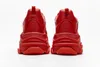 chaussures Couple Designer Luxury Top Edition Chaussures de sport décontractées Big Red Joint Combinaison 8 couches TPU Retro Bls Triple S Lettre Bright