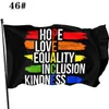 DHL Dostosuj Rainbow Flag Banner 3x5ft 90x150cm gejowskie flagi Duci Banery poliestrowe Kolorowe LGBT Lesbian Parade Dekoracja GJ0403