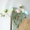 Couronnes de fleurs décoratives Lulian thé Rose fleur artificielle décor à la maison Roses de mariage Pots de fleurs en plein air bureau décor décoratif