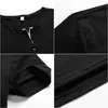 Letnie swobodne męskie koszule z krótkim rękawem solidne załoga szyja biznesmee business koszula moda męskie topy nmen odzież-8xl 220504