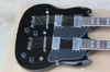 guitare noire 12 cordes