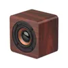 Q1 houten mini outdoor draagbare draadloze luidsprekers hoogwaardige houten subwoofer bt4.2 luidspreker met 1200 mAh grote batterij