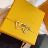 Designer layered necklaces for women fashion jewelry long Heart-shaped initial gold necklace trendy collier de femmes Suitable for girlfriends birthday gifts Box
