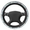 Steering Wheel Covers 38cm Car Cover Greyhound Whippet Lurcher Galgo Dog Anti-slip Braid On The AccessoriesSteering