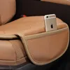 Luksusowe poduszka do fotelika samochodowego na skórzane spodnie do Lexusa ES200 UX NX RX300H Niepoślizgowe osłony fotelika Dekoracja Auto Akcesoria skórzana mata brązowy