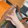 high-quality Handbag Shoulder Crossbody Bags Canvas Leather Travel Duffel Tote Bag Classic Letter Old Flower Printing Large Capacity 00