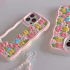 3D Tulip Mirror Silicone Téléphone Cas Pour Iphone 13 11 12 Pro Xs Max Xr Couverture De Mode De Luxe Antichoc Anti Chute