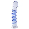 Big Crystal Glass Dildos Wand Magic Wand para Woman Masturbator Realistic Dildo G-Spot Anal Butt Plug adulto Toys sexy feminino feminino