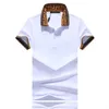 Polos T-shirts Desigers Summer Brand Fashion Printed Designer Shirts Casual Bresthable Bröstbrev Kortärmad Bomull Man Tees Pullover Män Sportkläder