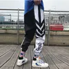 Streetwear Hip Hop Joggers Pantolon Erkekler Gevşek Harem Ayak Bileği Uzunluk Pantolon Spor Rahat Sweatpants Beyaz Techwear 220330