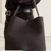 Tasarımcı Sıralı deri büyük kapasiteli tote çanta n / s Park Tote Çanta minimalist kova omuz Avrupa ve Amerikan sadeliği Yabancı stil çanta