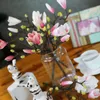 Ghirlande di fiori decorativi 40 cm magnolia di seta ramo corto fiore artificiale falso di alta qualità per la cerimonia nuziale decorare la decorazione della casa festa