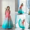 Vestidos de niña Colorida Flower Girl Tulle Skirts A Line Girls Pageant Dress Hadter Made Hadter Lindos Gowngirl's Formal Gowngirl
