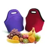 Portable Lunch Bag White Sublimation Thermal Insulated Pouch Dinner Box Handbag School Food Storage Bags with Zipper