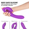 OLO Strapless Strapon Dildo Vibrator Dubbele Vibrerende Anale stimulator Penetratie Strap-on Dildo sexy Speelgoed voor Koppels Lesbische