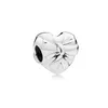 925 Sterling Silver Dangle Charm Amour clé double amour coeur forme Perles Perle Fit Pandora Charms Bracelet DIY Bijoux Accessoires