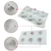 Baking Moulds Holes Silicone Cake Mold Christmas Hat 3D Water Drop Dessert Mousse Bun Shaped Bakeware Soap Decorating ToolsBaking