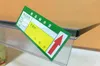 Topp trähyllkanal U Clips Shelf Talker Etikett Holder Pris TAG Label Card Banner Frame Data Strip för 5-10 mm tjockt bräde