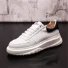 Designer de mariage des chaussures de fête de robe de haute qualité mode blanche légère respirante à lacet-up sneaker décontracté printemps automne roun 79fc