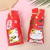 Presentförpackning Snack Decoration Storage Pocket Year Party Supplies Tiger Cookie Bags DrawString Bag Biscuit Package Candy Baggift Giftoft